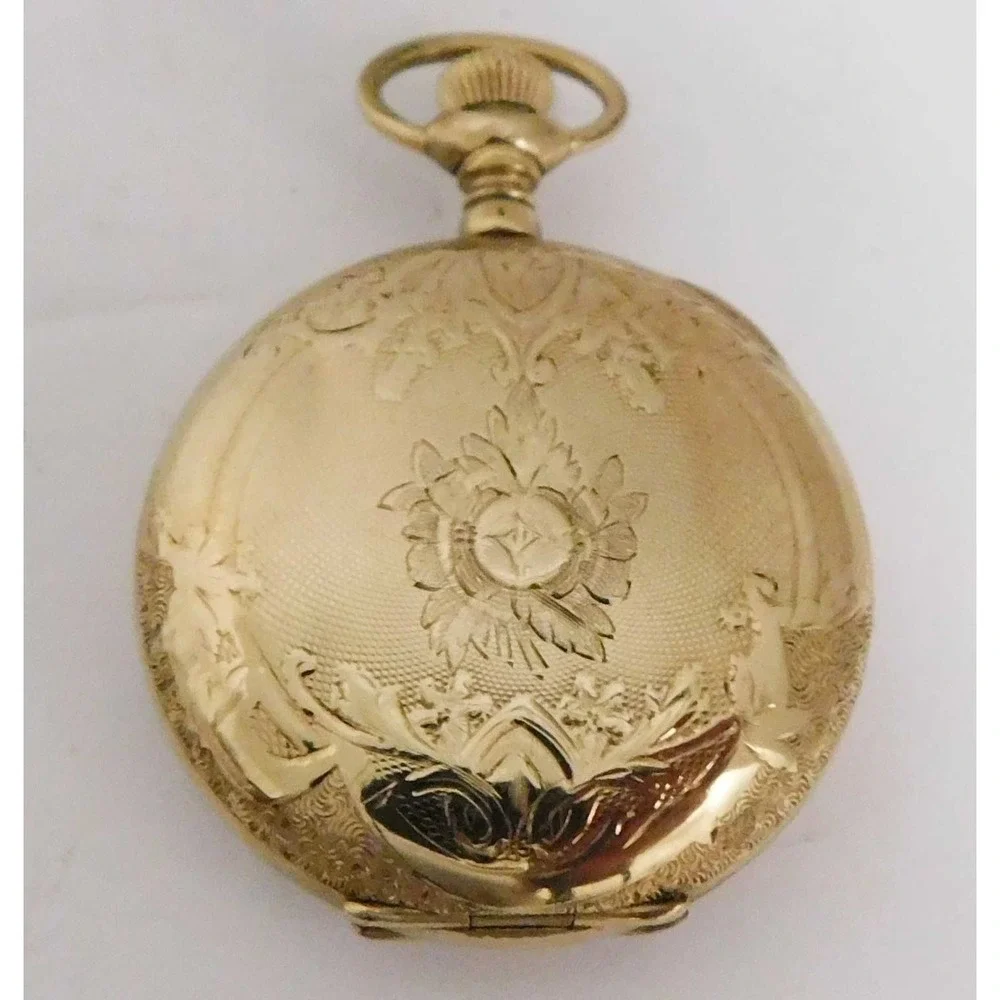 Elgin Gold Pocket Watch 7 jewels 1904‎